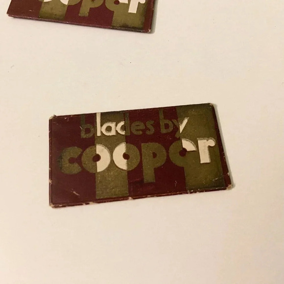 Vintage Blades by Cooper Razor Blades USA Lot  of 2 - Picture 10 of 14
